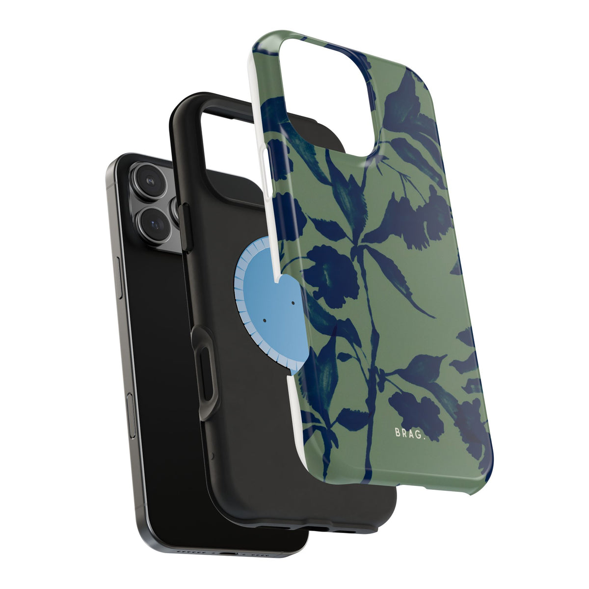 Sage Bloom Magnetic Impact-Resistant Phone Case
