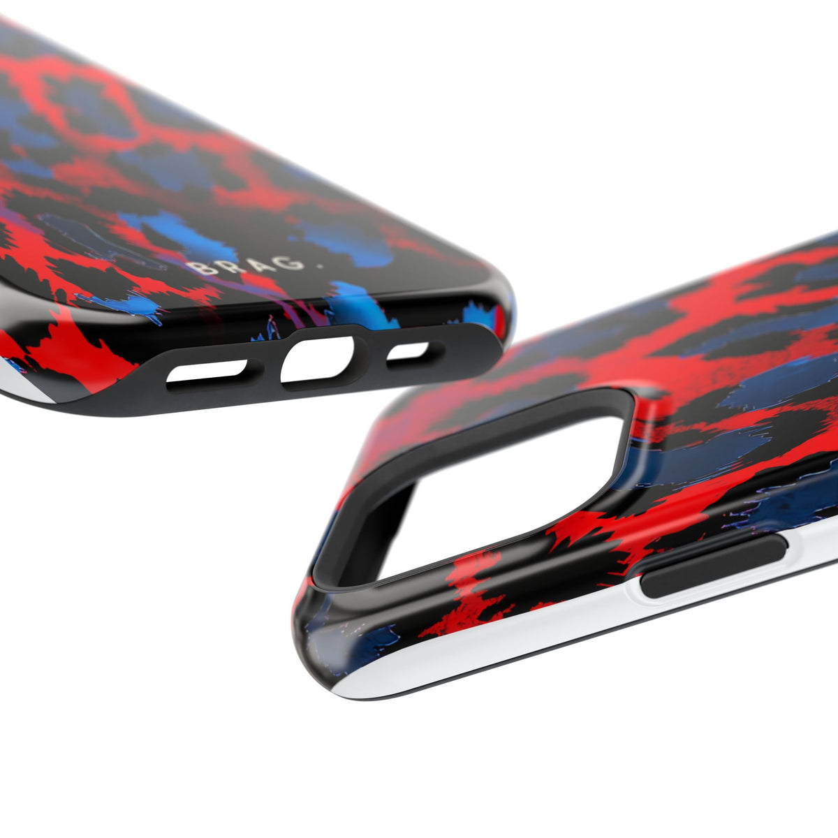 Blue Heat Magnetic Impact-Resistant Phone Case