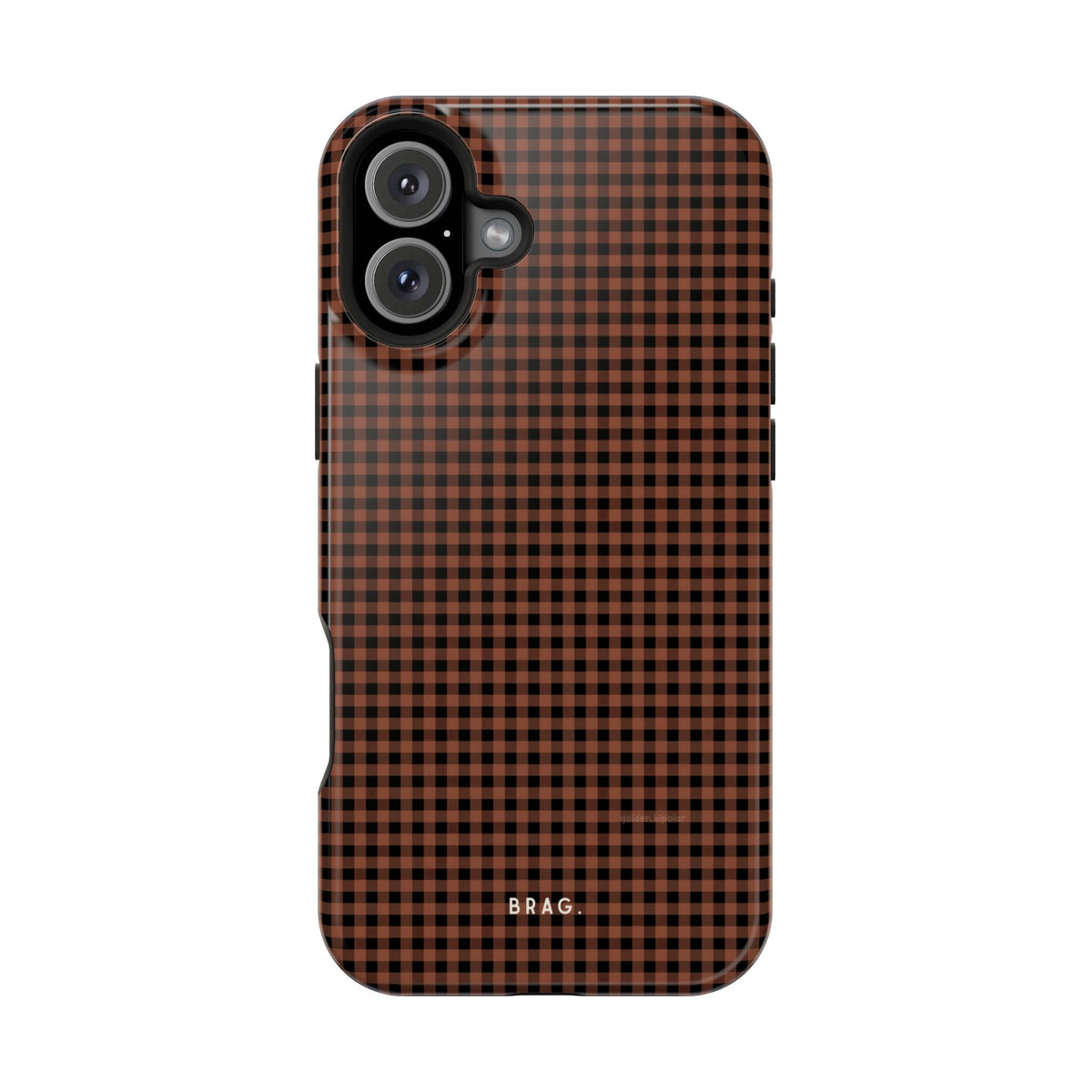 Cafe Check Magnetic Impact-Resistant Phone Case