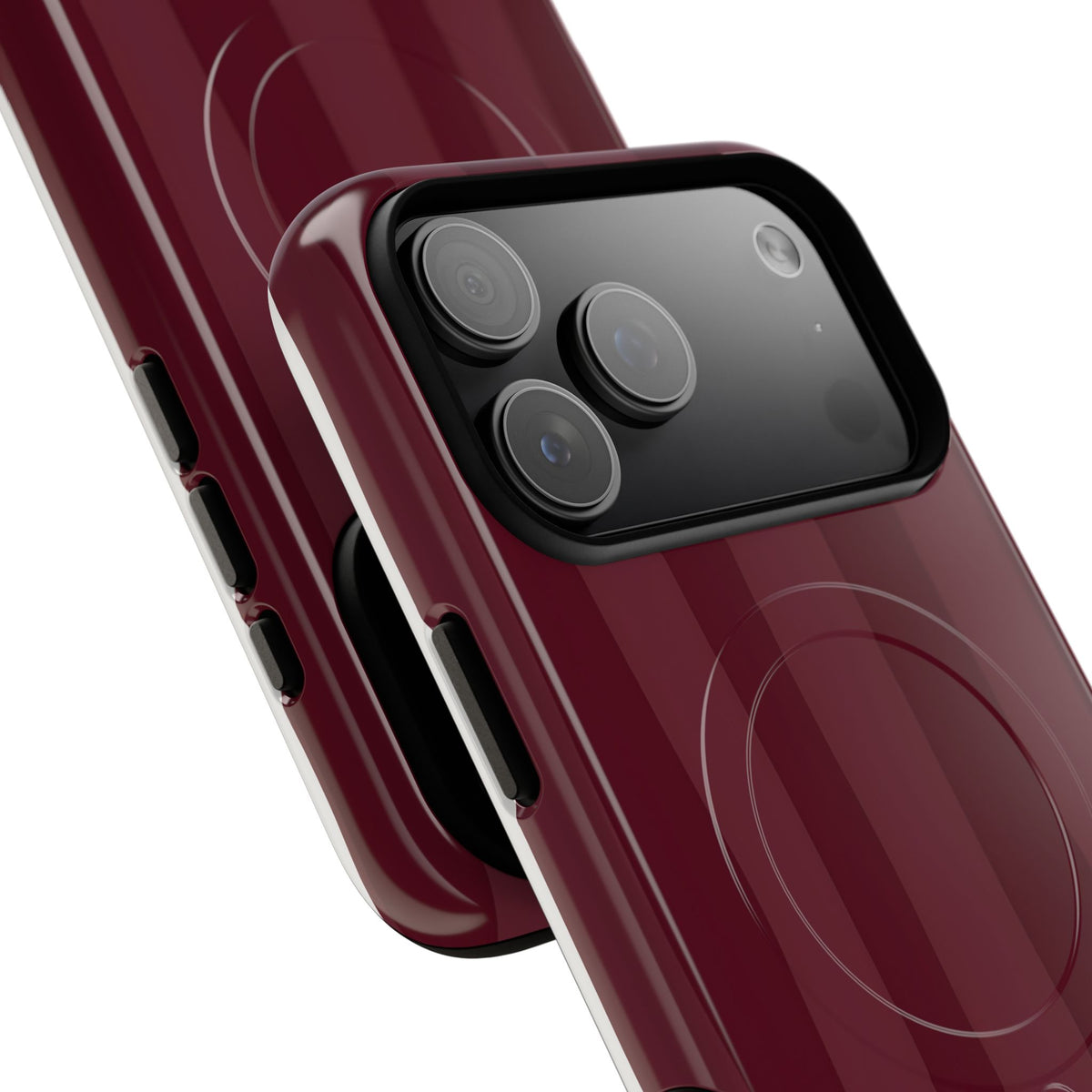 Dark Cherry MagSafe Tough Phone Case — Magnetic Protective Cover