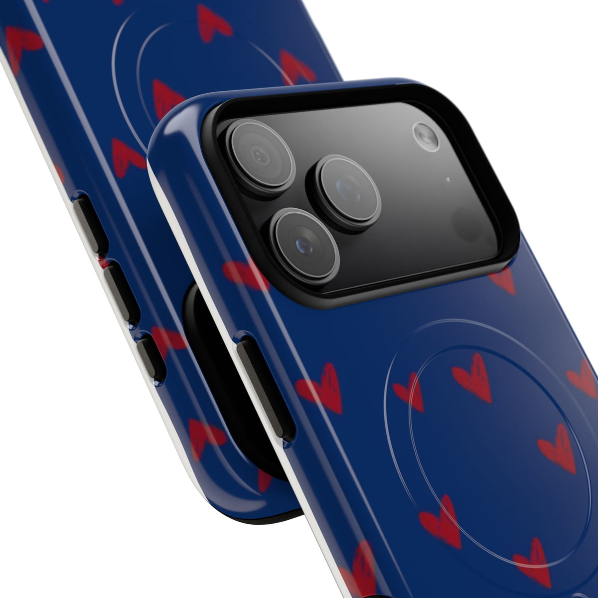 Blue Flirt MagSafe Tough Phone Case — Magnetic Protective Cover