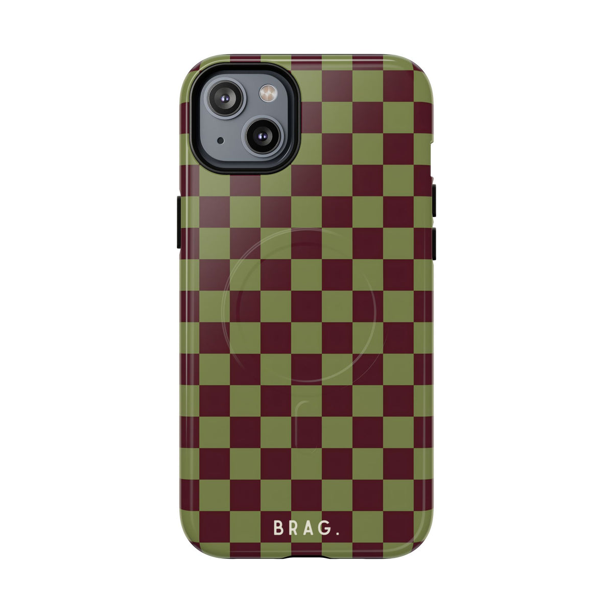 Lucky Check MagSafe Tough Phone Case — Magnetic Protective Cover