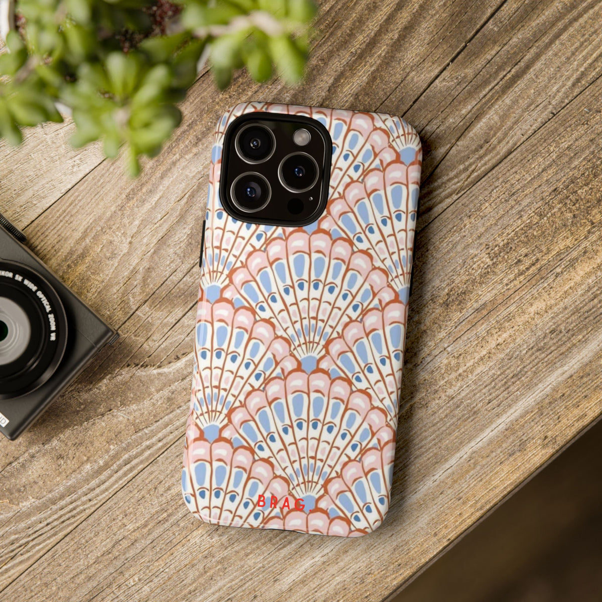 Seashell Soiree Tough Phone Case – Shockproof Protective iPhone Cover