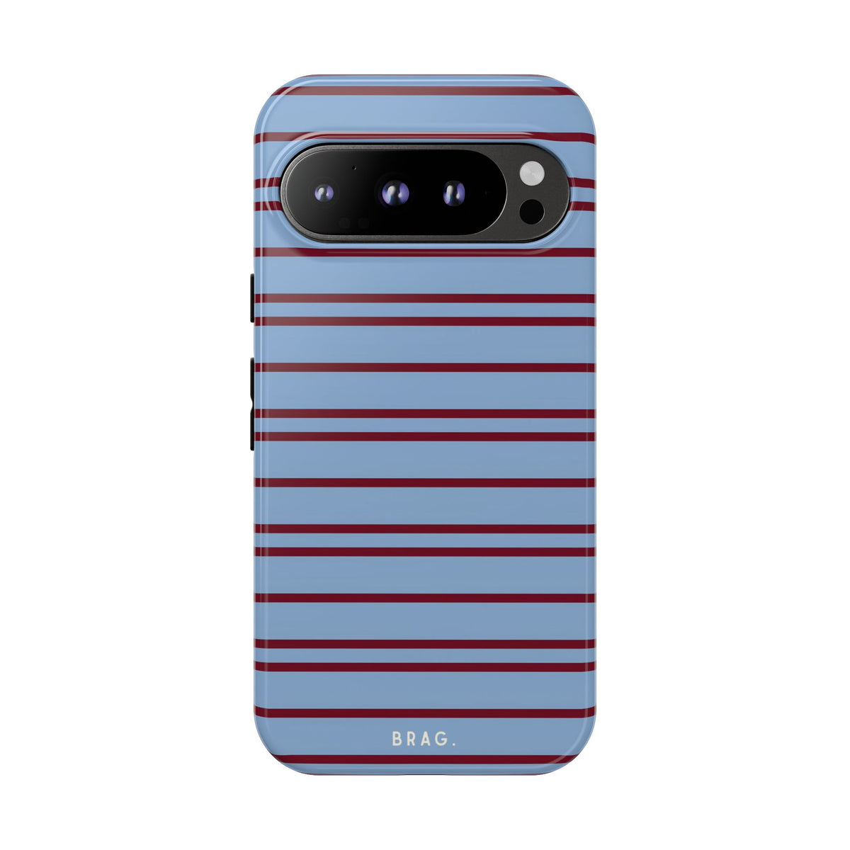 Nautical Stripe Tough Phone Case – Shockproof Protective iPhone Cover