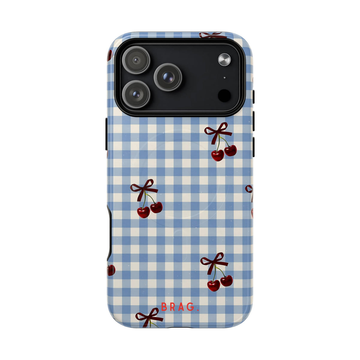 Cherry Picnic MagSafe Tough Phone Case — Magnetic Protective Cover