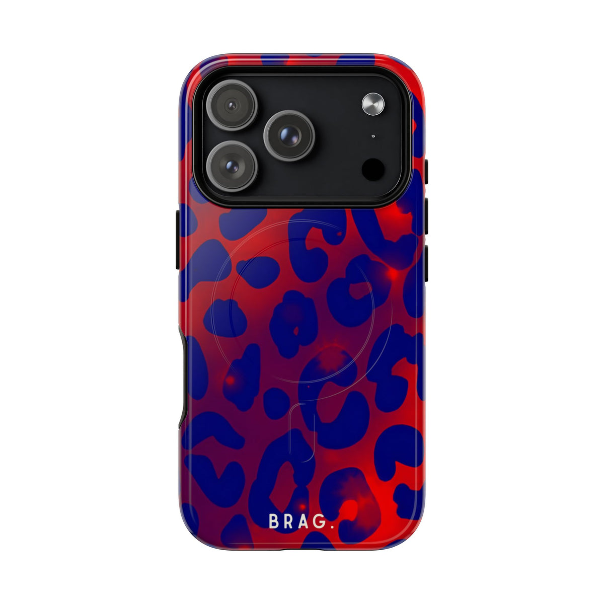 Electric Blue MagSafe Tough Phone Case — Magnetic Protective Cover