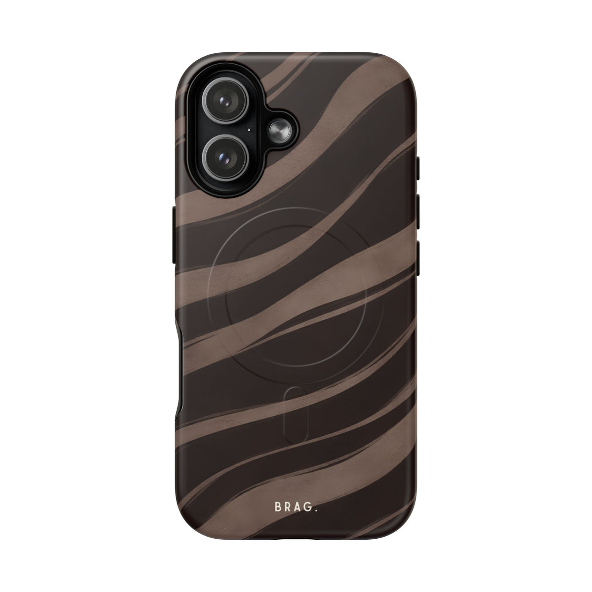 Zebra Wave MagSafe Tough Phone Case — Magnetic Protective Cover