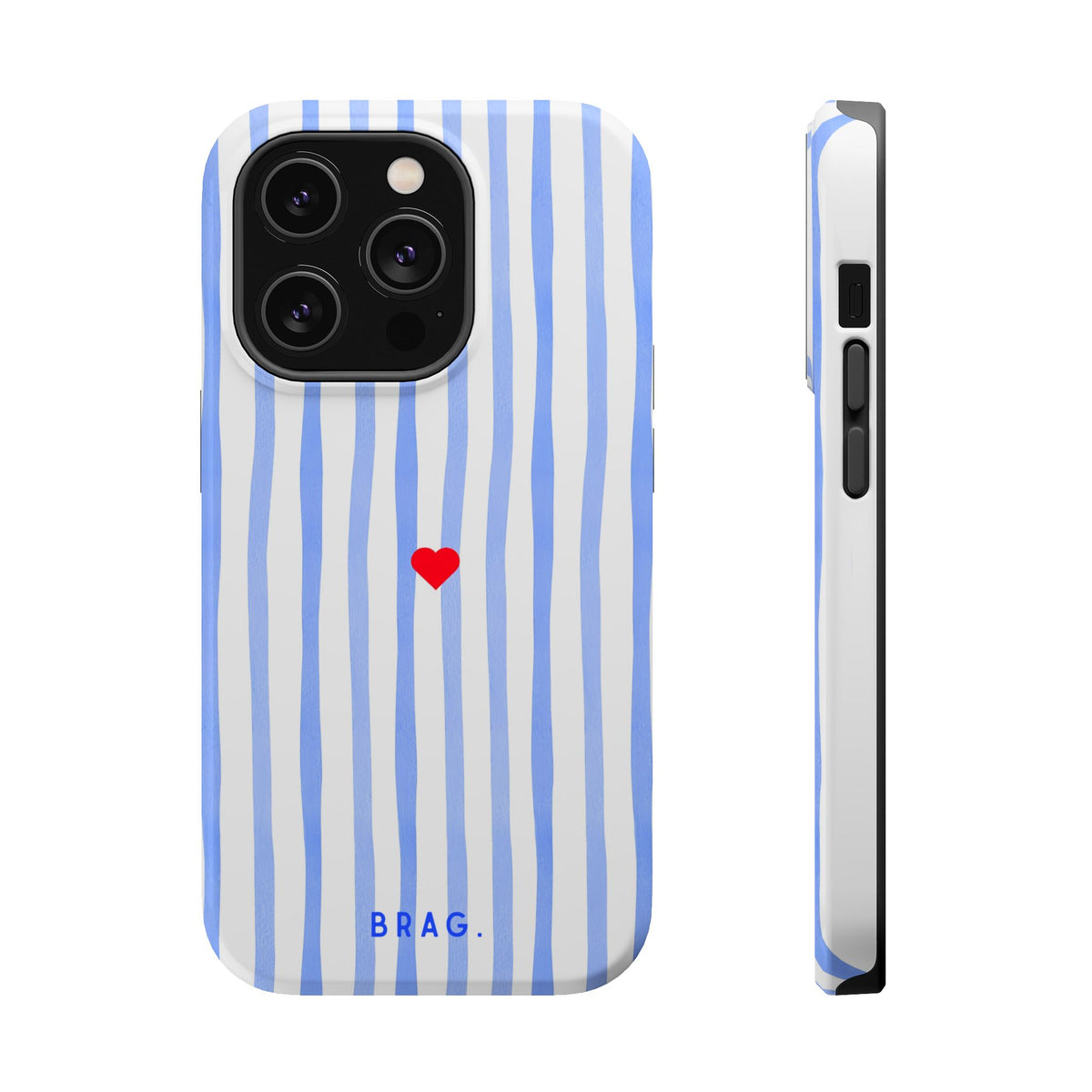 Blue Heart Magnetic Impact-Resistant Phone Case