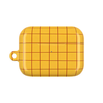 Cheese Grid AirPod Case – Slim Protective Charging Case