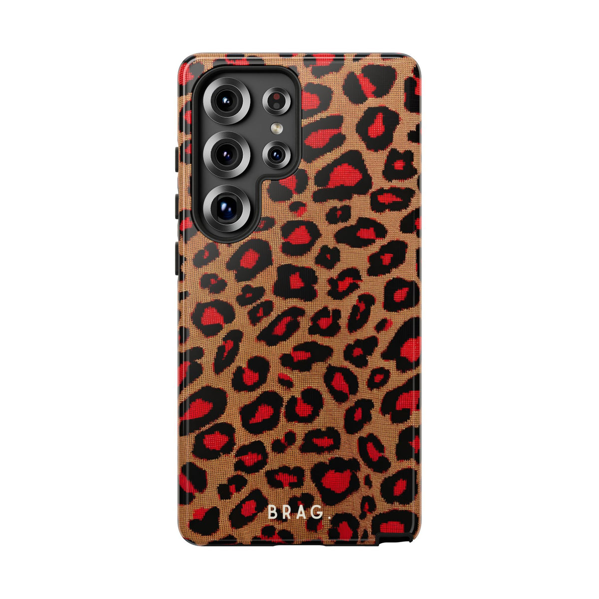 Fire Leo Leopard Tough Phone Case – Shockproof Protective iPhone Cover