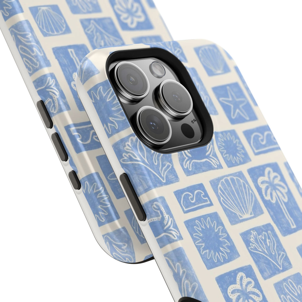 Azure Tiles Magnetic Impact-Resistant Phone Case