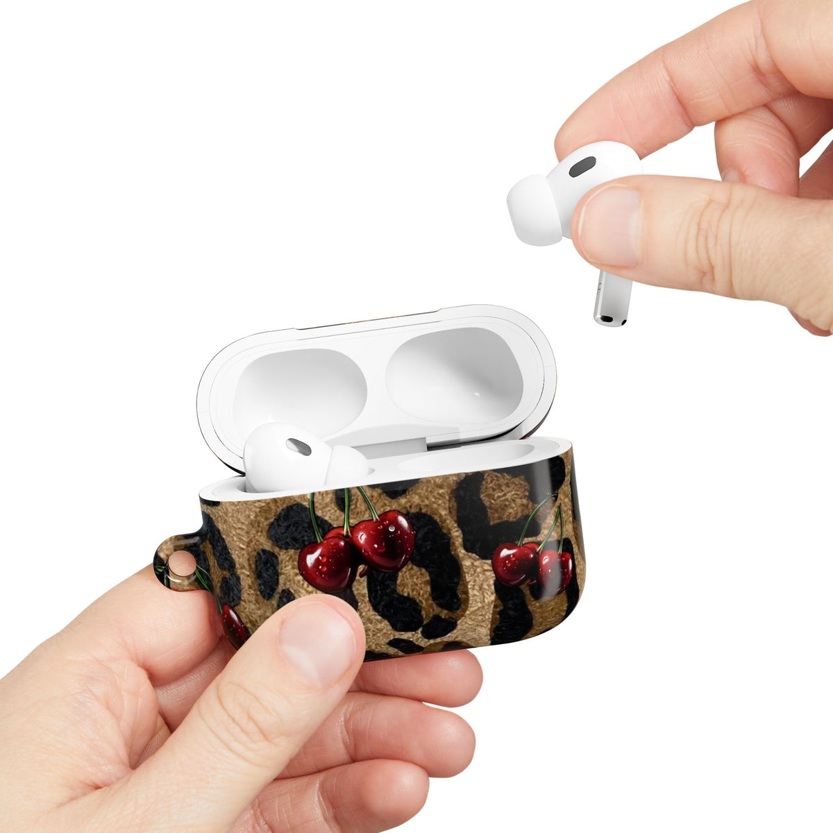 Cherry Hunter AirPod Case – Slim Protective Charging Case