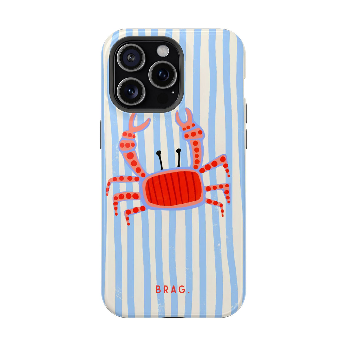 Azure Crab Magnetic Impact-Resistant Phone Case