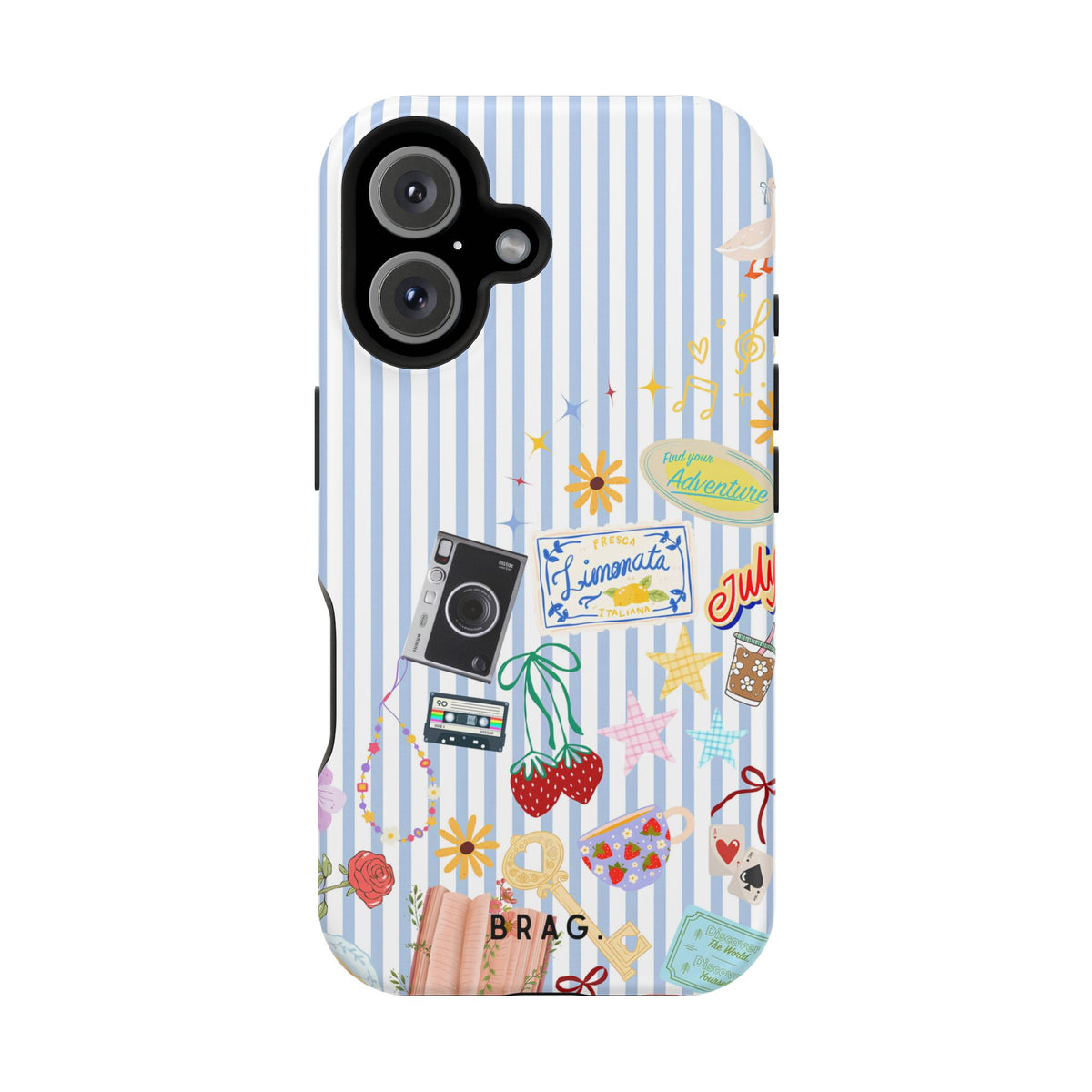 Travel Girl Magnetic Impact-Resistant Phone Case