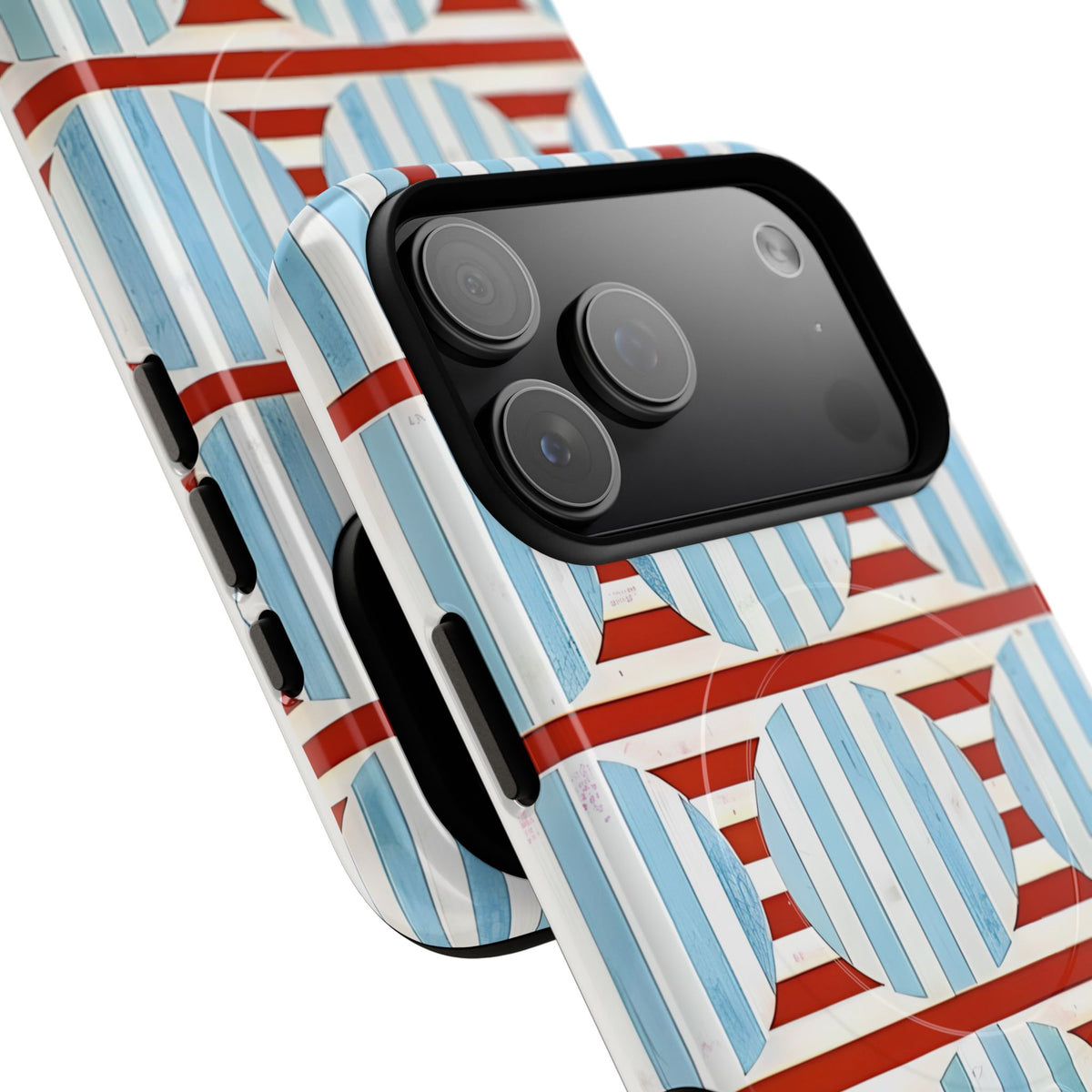 Riviera Stripe MagSafe Tough Phone Case — Magnetic Protective Cover