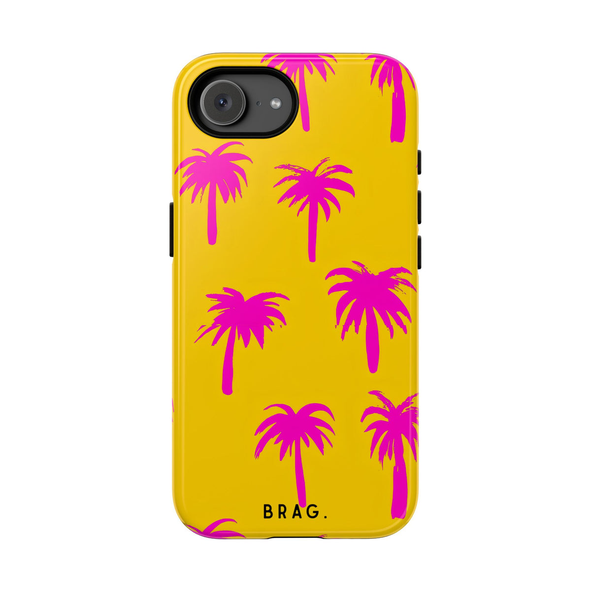 Pink Palms Tough Phone Case – Shockproof Protective iPhone Cover