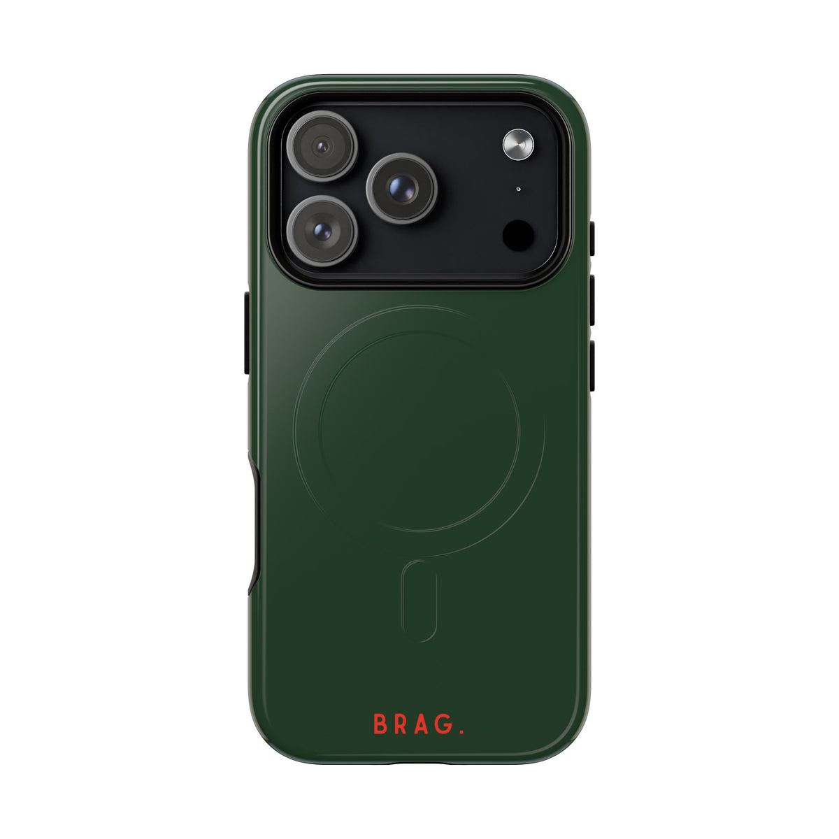 Brag Green MagSafe Tough Phone Case — Magnetic Protective Cover