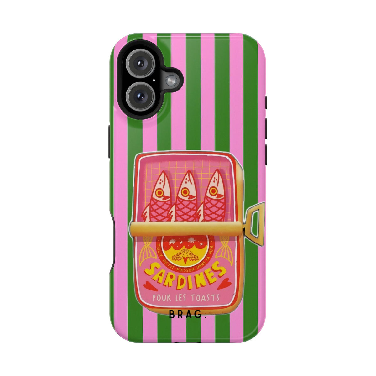 Tinned Pink Magnetic Impact-Resistant Phone Case