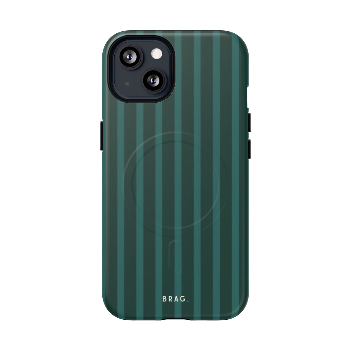 Forest Stripe MagSafe Tough Phone Case — Magnetic Protective Cover
