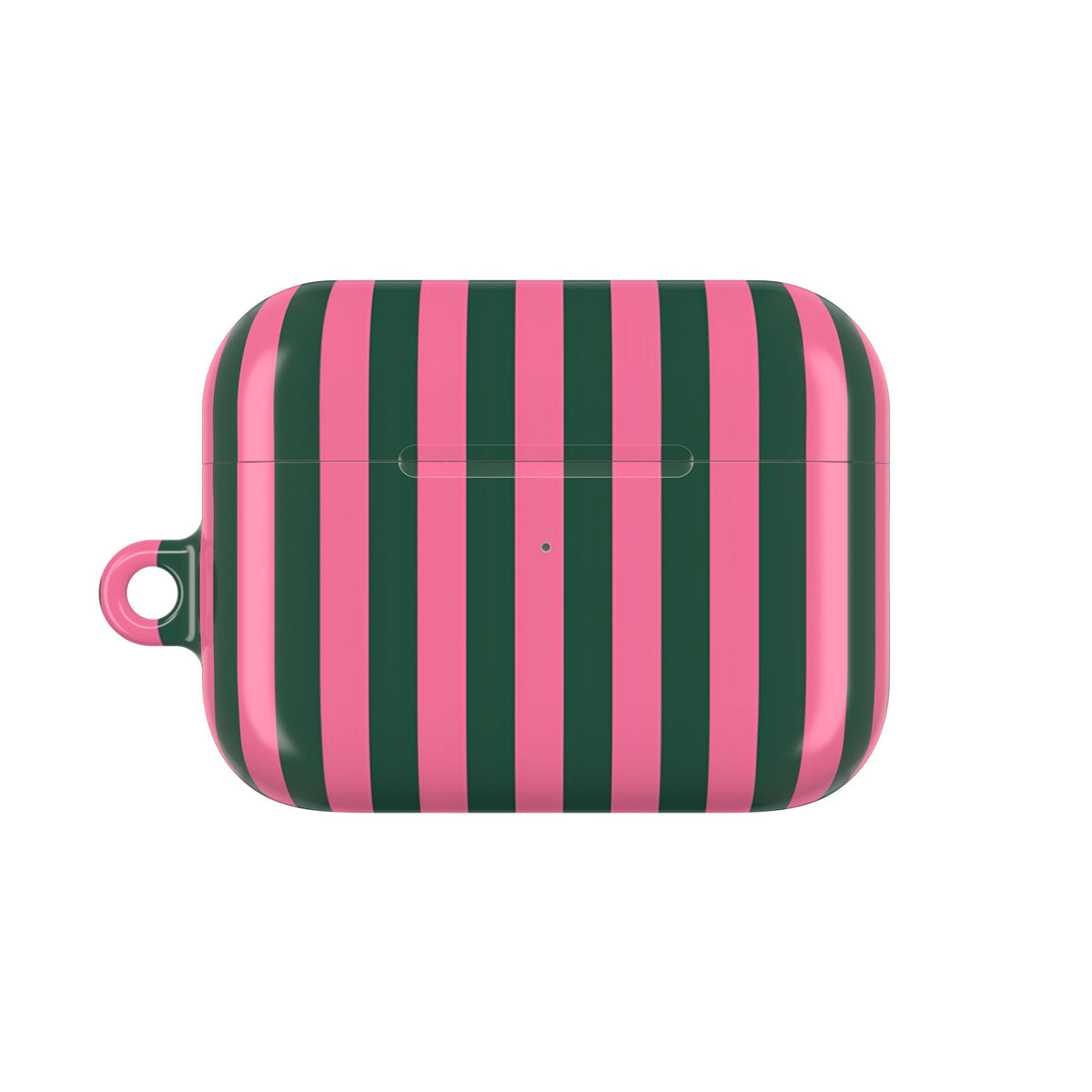 Flamingo Stripe AirPod Case – Slim Protective Charging Case