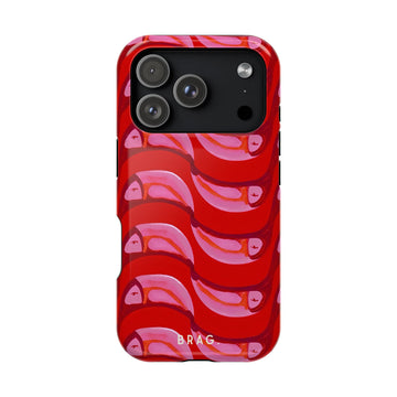 Pink Current Magnetic Impact-Resistant Phone Case