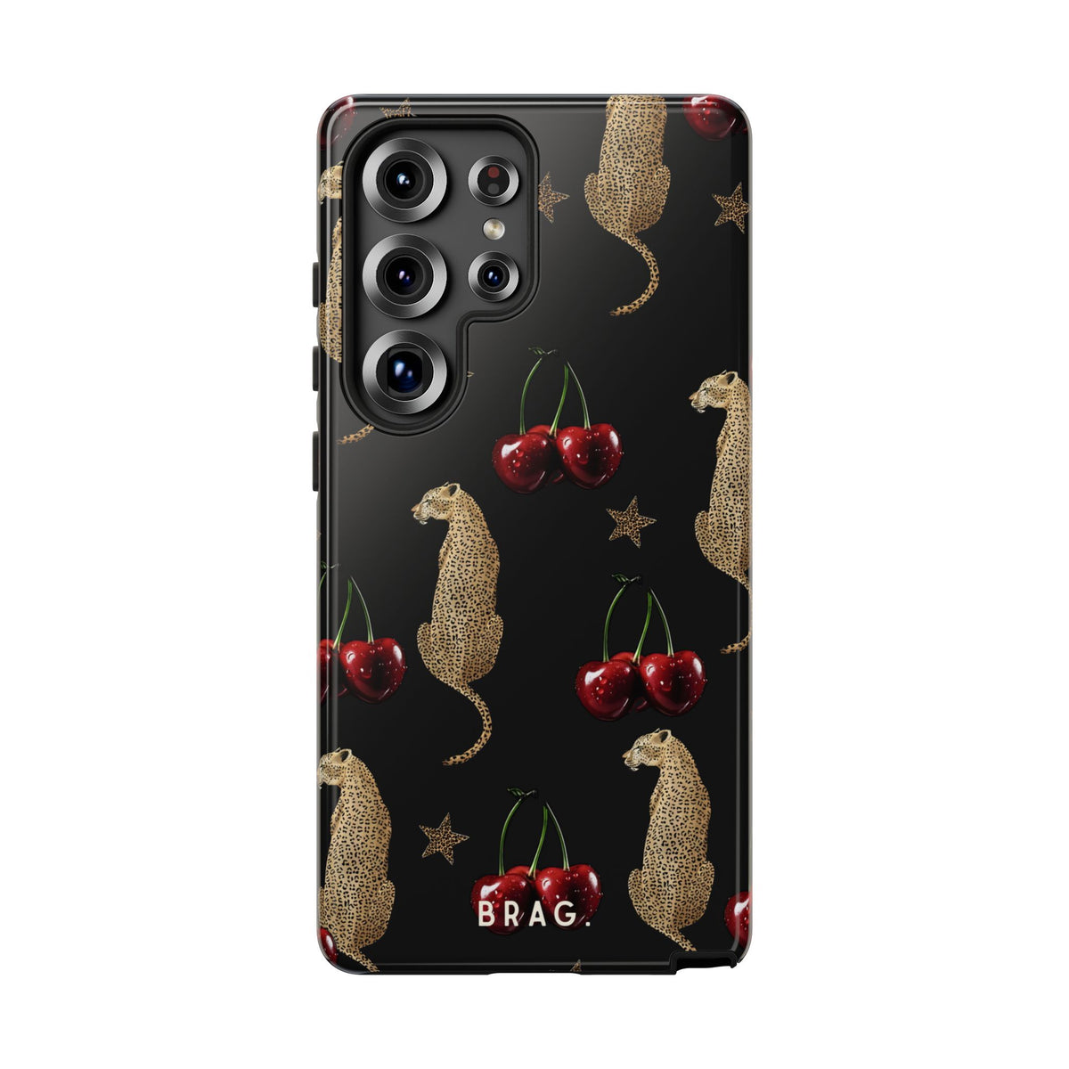 Wild Cherry Tough Phone Case – Shockproof Protective iPhone Cover