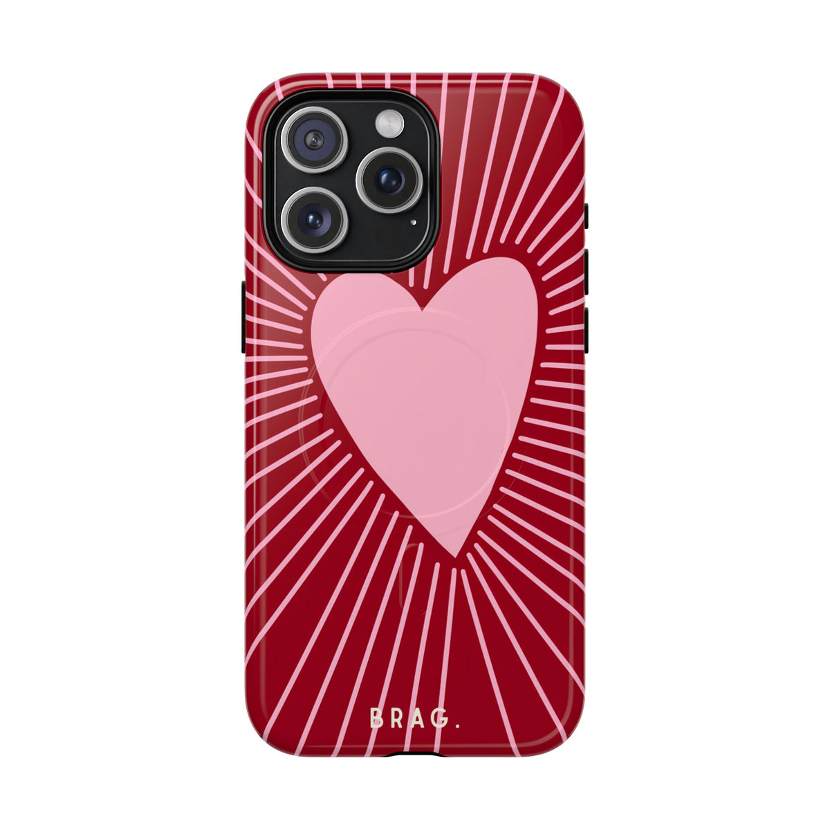 Heart Rush MagSafe Tough Phone Case — Magnetic Protective Cover