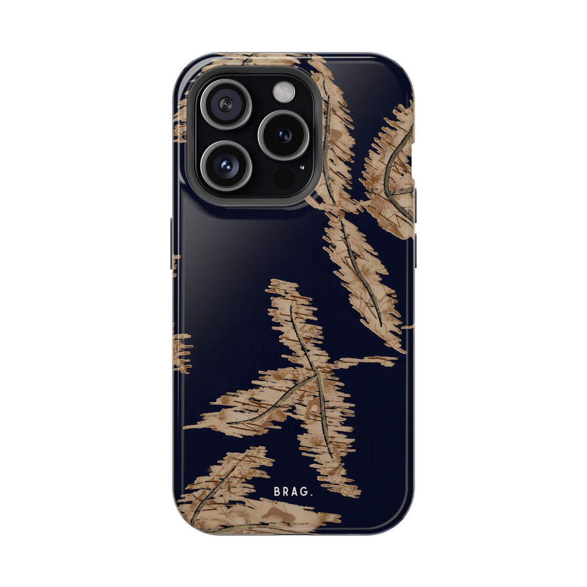 Golden Fern Magnetic Impact-Resistant Phone Case