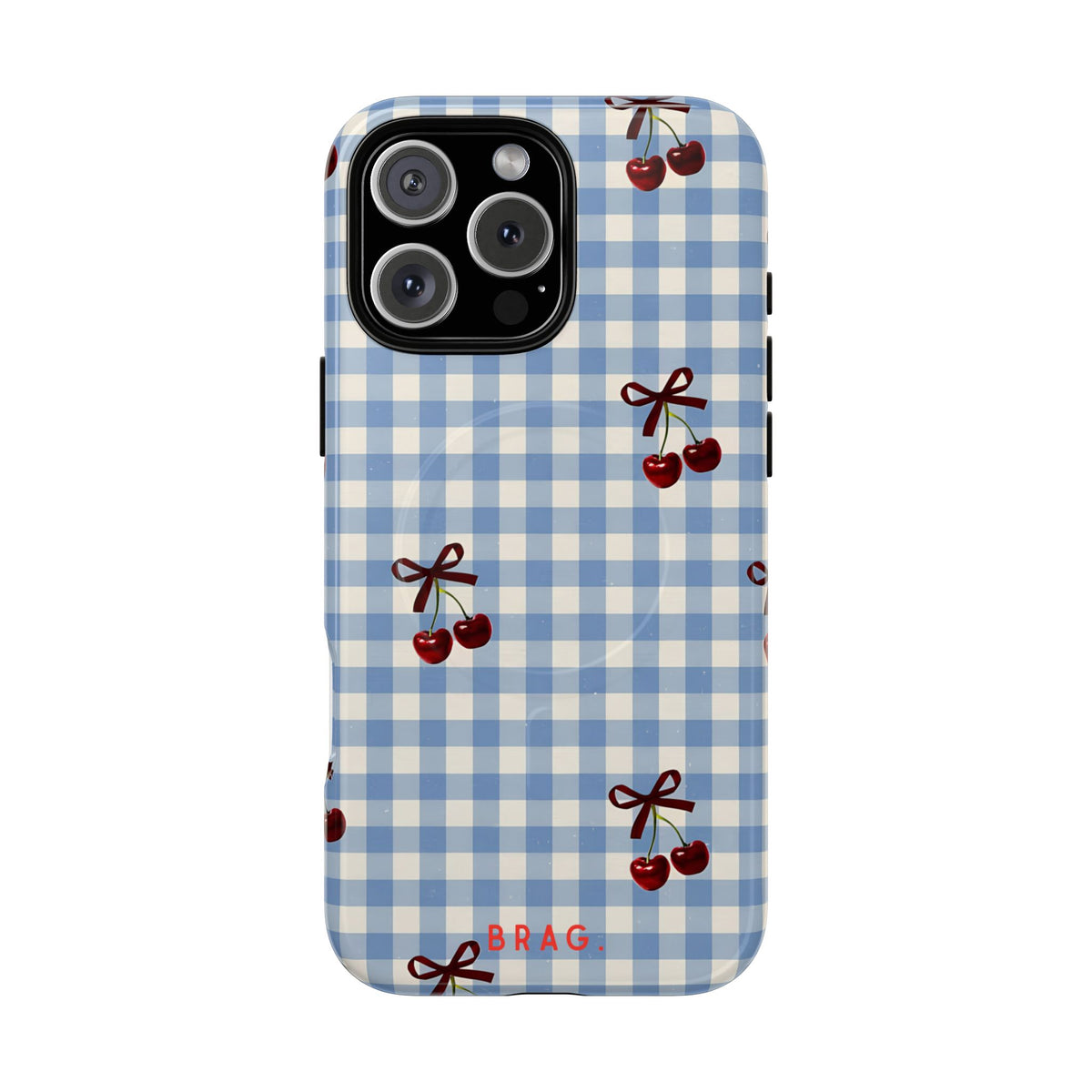 Cherry Picnic MagSafe Tough Phone Case — Magnetic Protective Cover