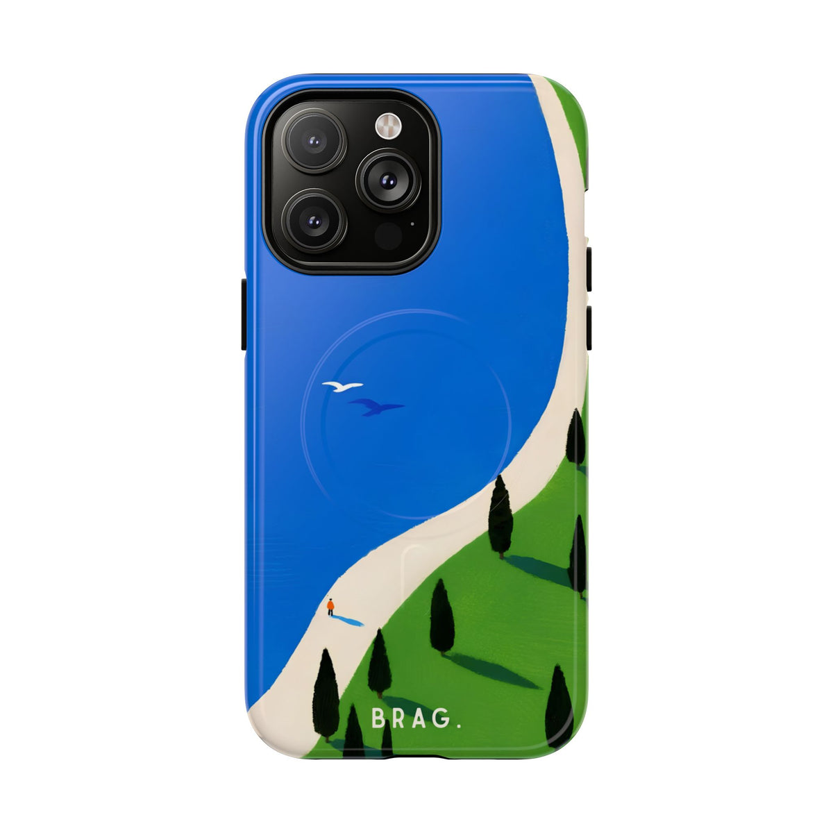 Blue Escape MagSafe Tough Phone Case — Magnetic Protective Cover