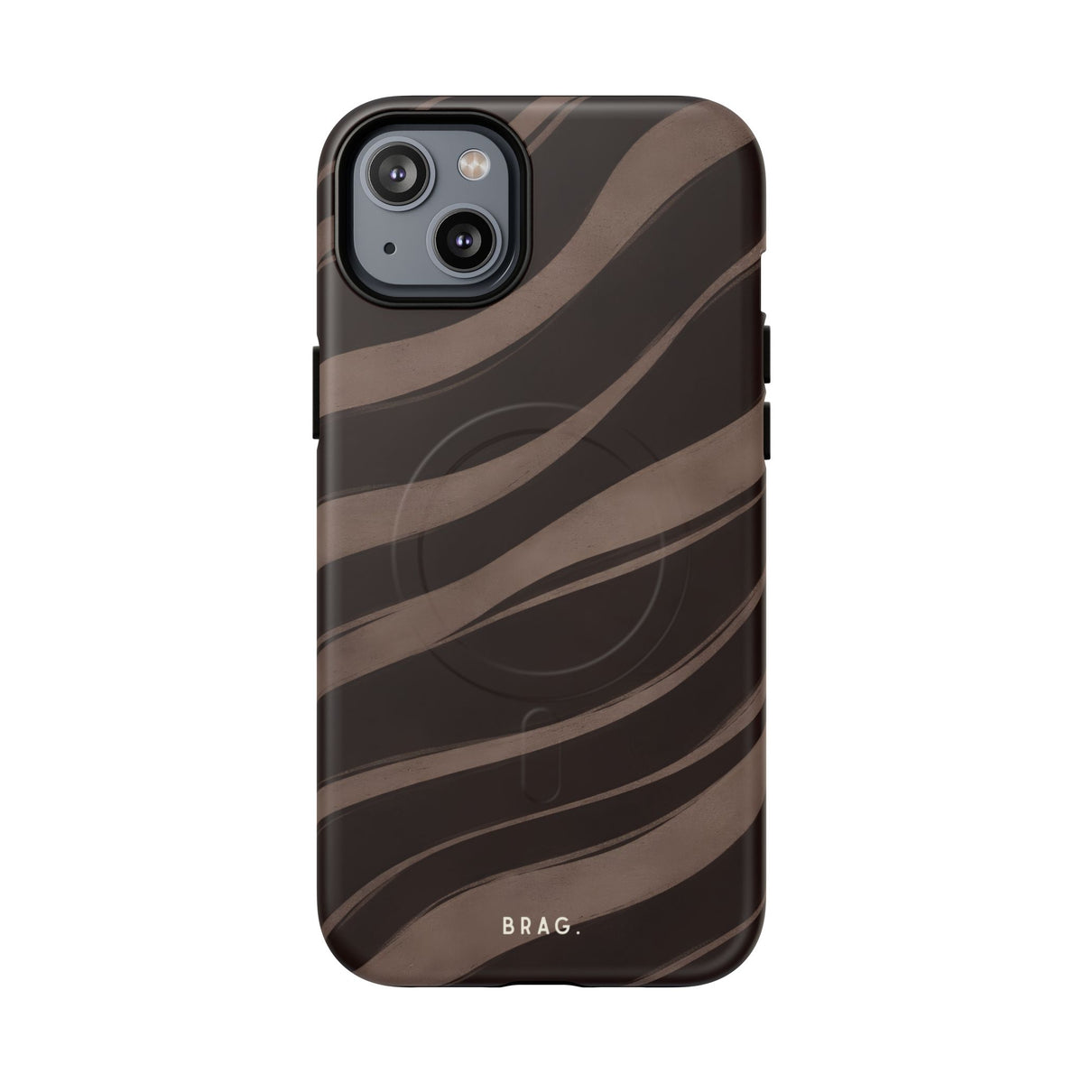 Zebra Wave MagSafe Tough Phone Case — Magnetic Protective Cover