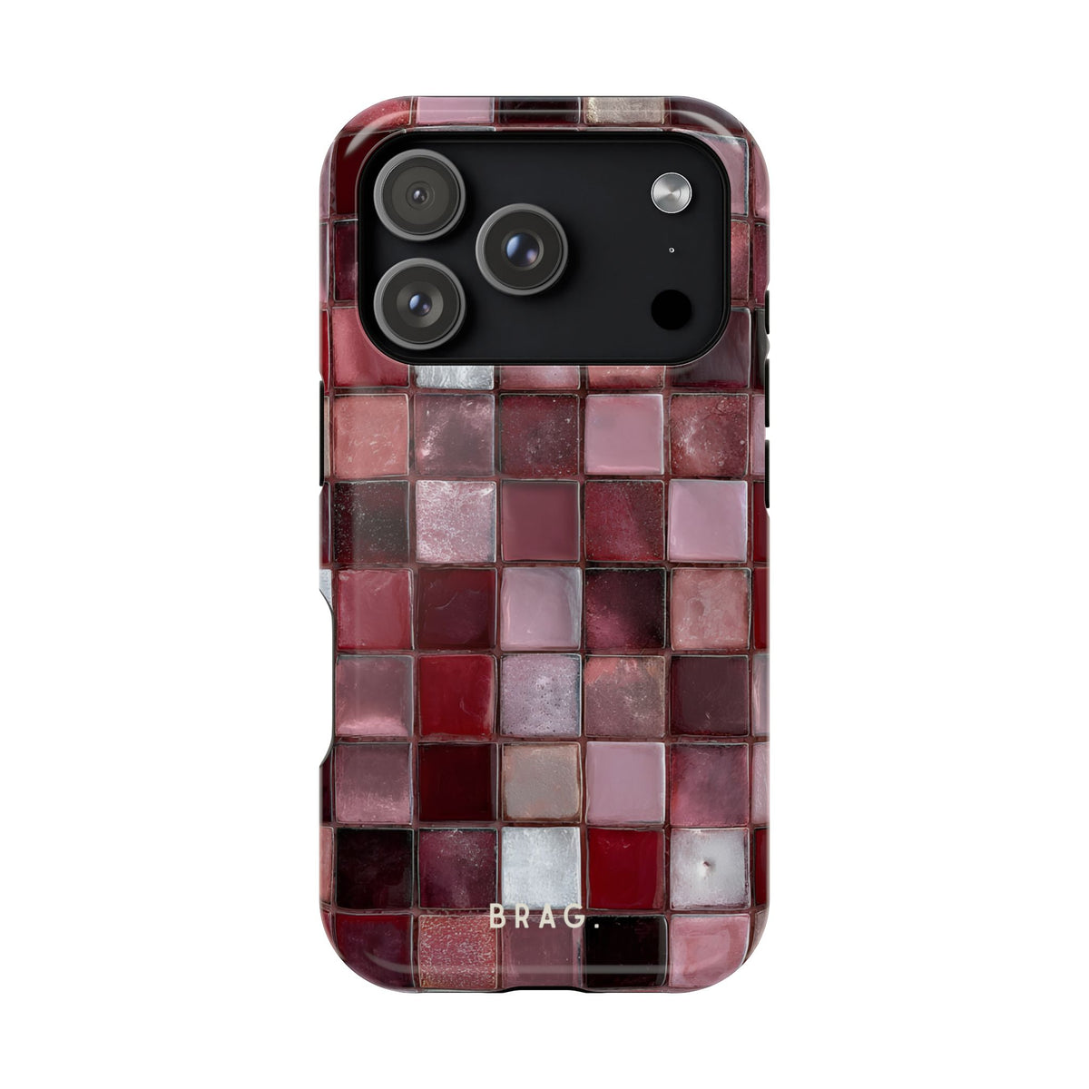 Cherry Tile Magnetic Impact-Resistant Phone Case