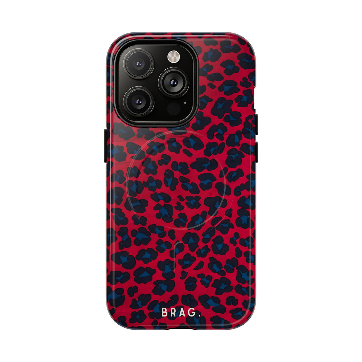 Red Flag MagSafe Tough Phone Case — Magnetic Protective Cover