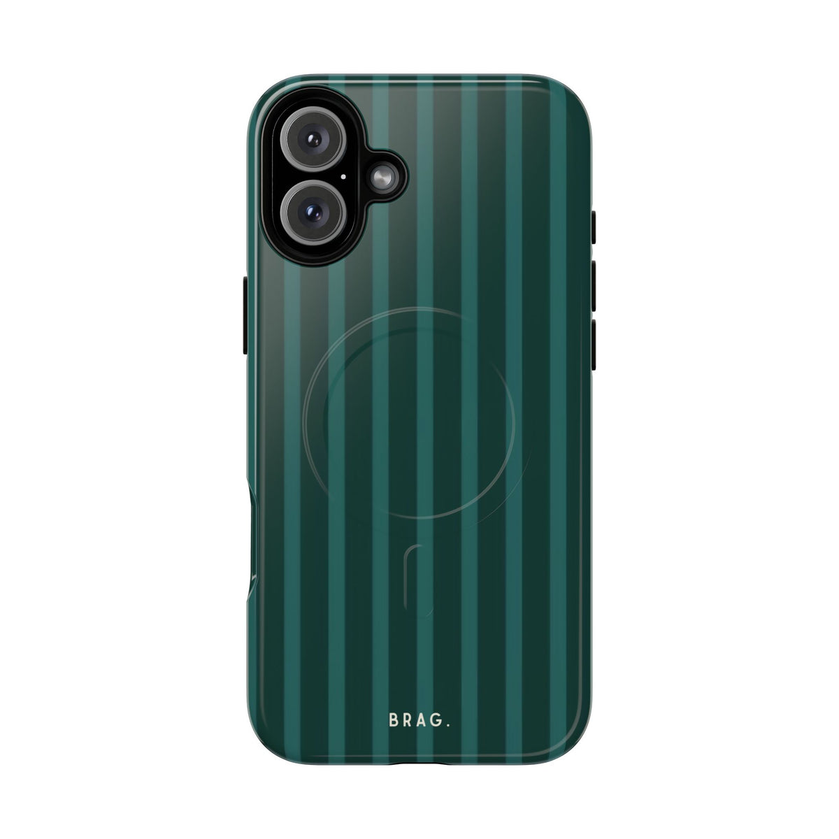 Forest Stripe MagSafe Tough Phone Case — Magnetic Protective Cover