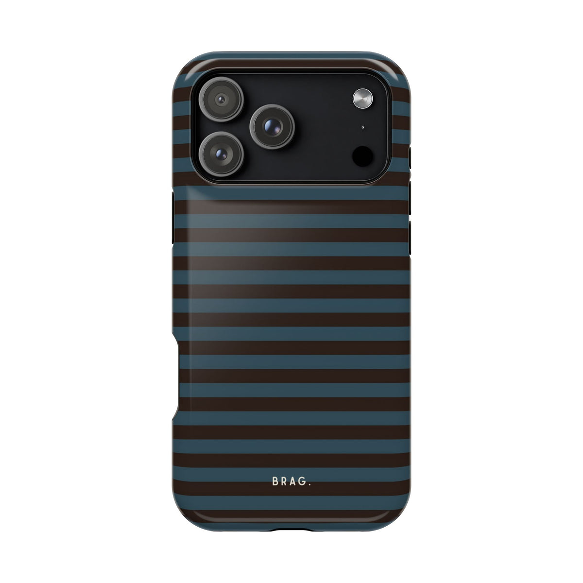 Seaside Stripe Magnetic Impact-Resistant Phone Case