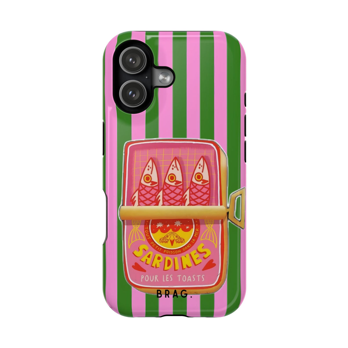 Tinned Pink Magnetic Impact-Resistant Phone Case