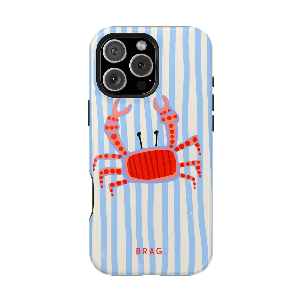 Azure Crab Magnetic Impact-Resistant Phone Case
