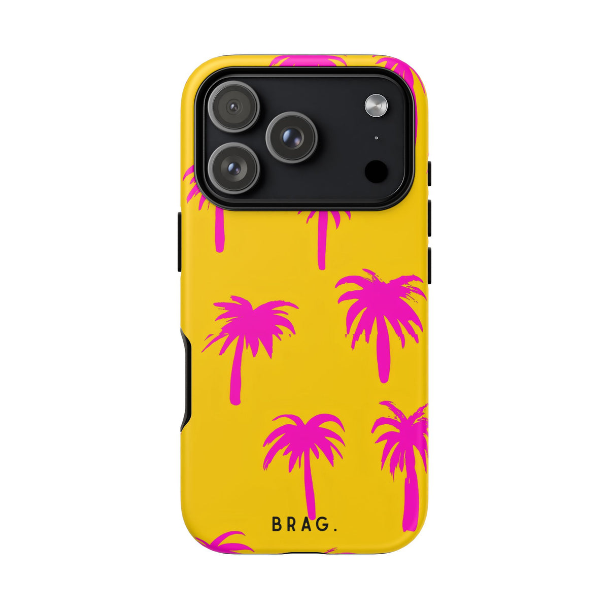 Pink Palms Tough Phone Case – Shockproof Protective iPhone Cover