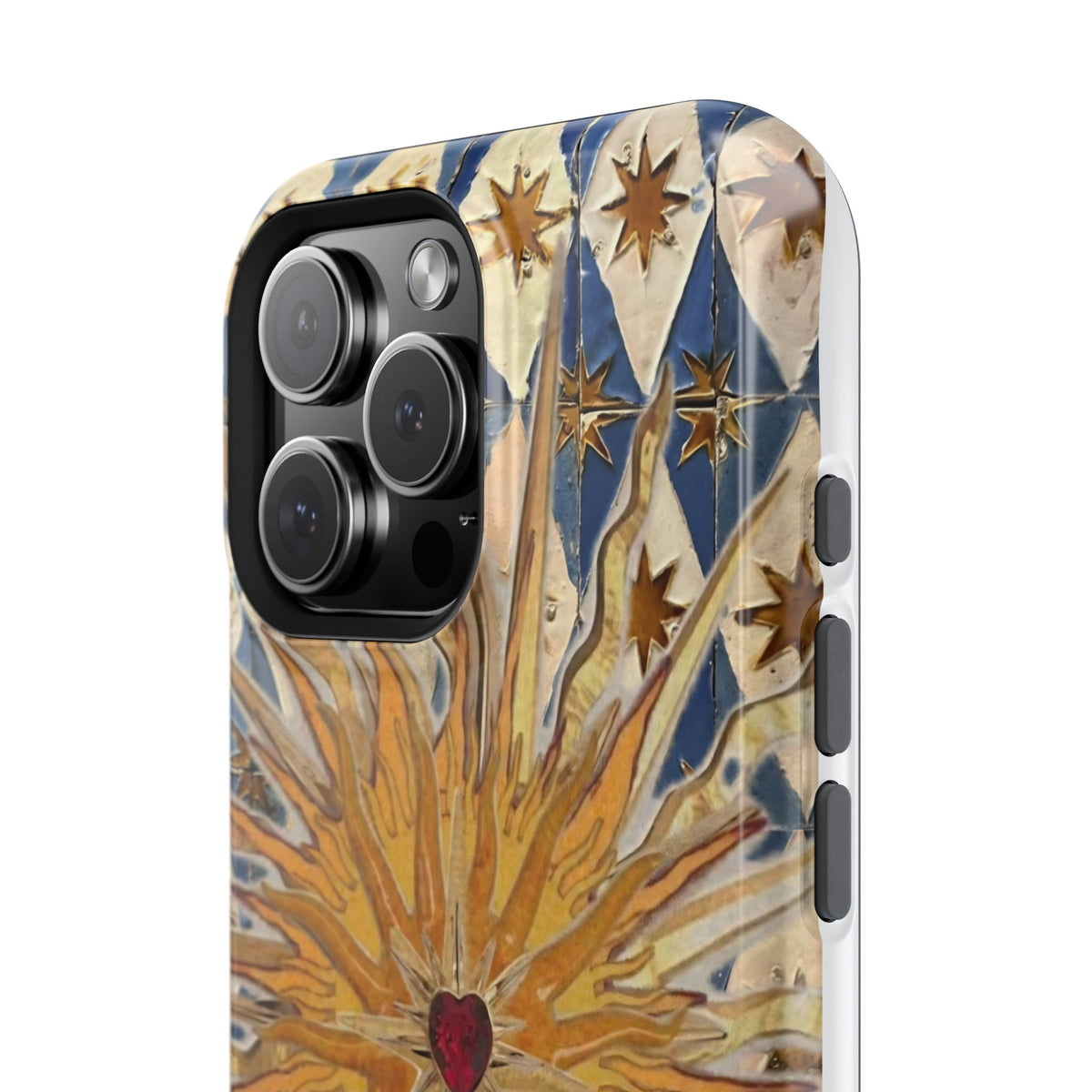 Fortune Heart Magnetic Impact-Resistant Phone Case