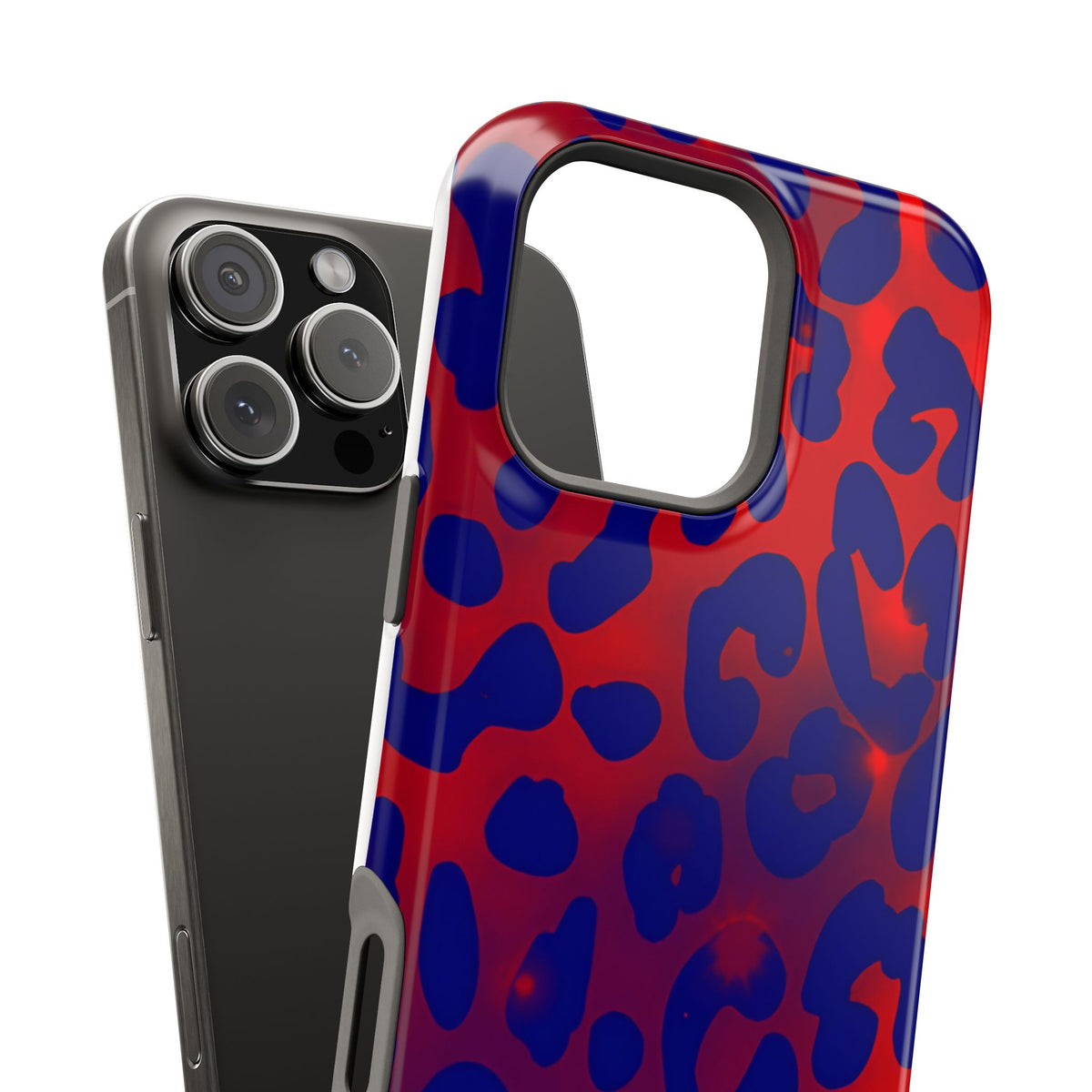 Electric Blue Magnetic Impact-Resistant Phone Case