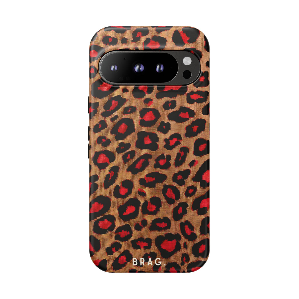 Fire Leo Leopard Tough Phone Case – Shockproof Protective iPhone Cover