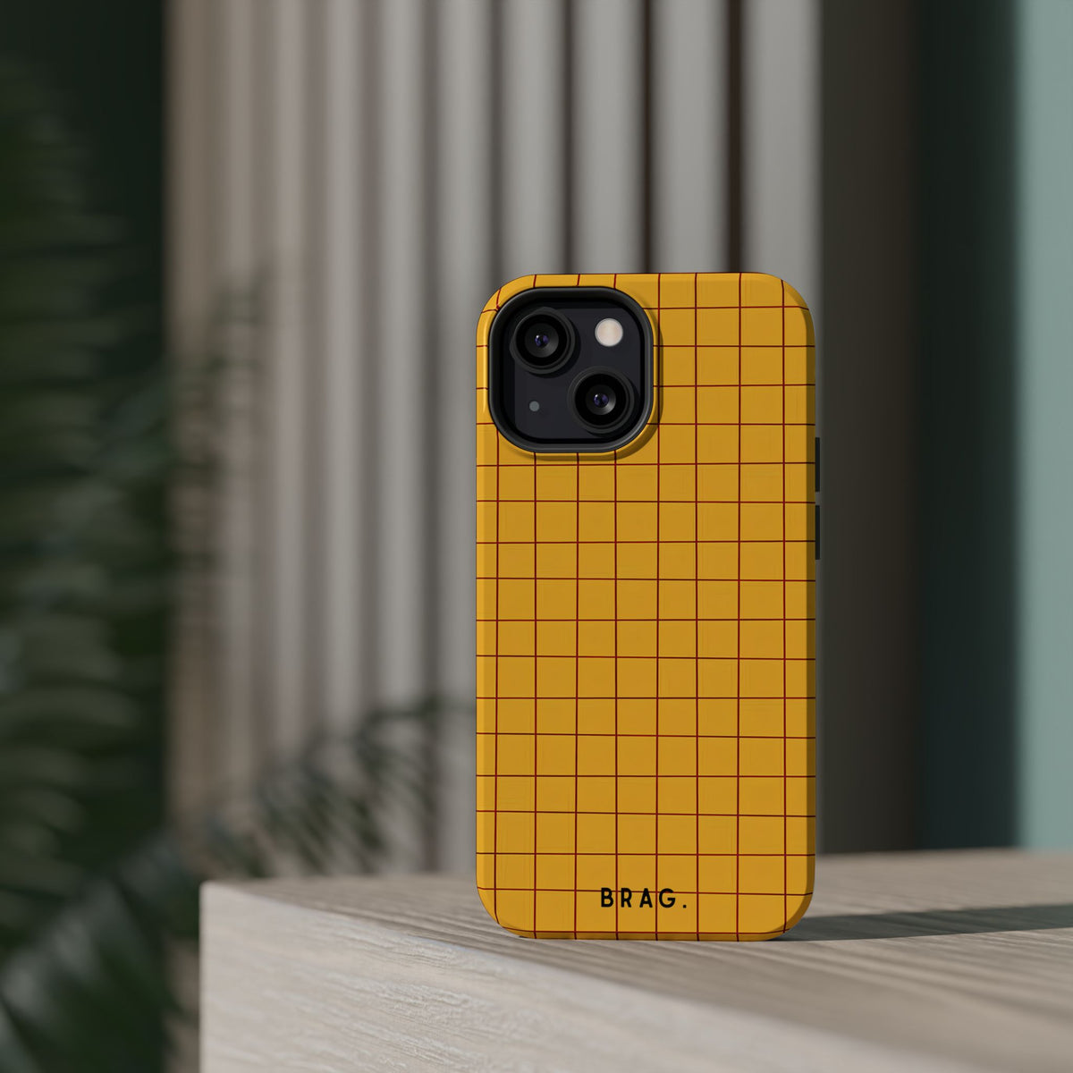 Cheese Grid Magnetic Impact-Resistant Phone Case