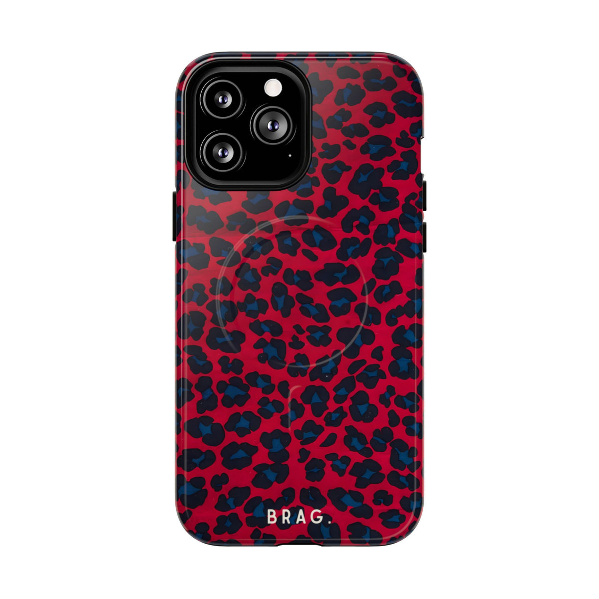 Red Flag MagSafe Tough Phone Case — Magnetic Protective Cover
