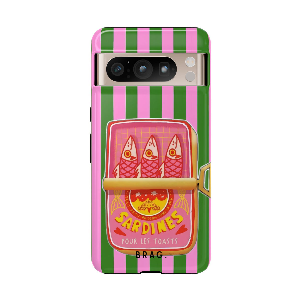 Tinned Pink Tough Phone Case – Shockproof Protective iPhone Cover