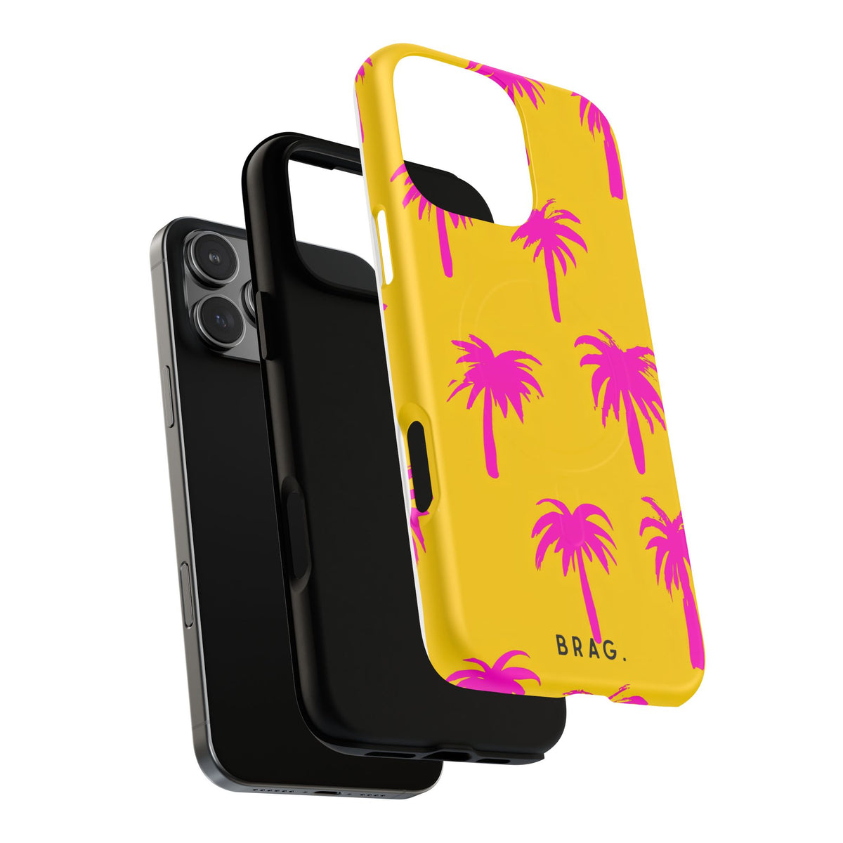 Pink Palms MagSafe Tough Phone Case — Magnetic Protective Cover