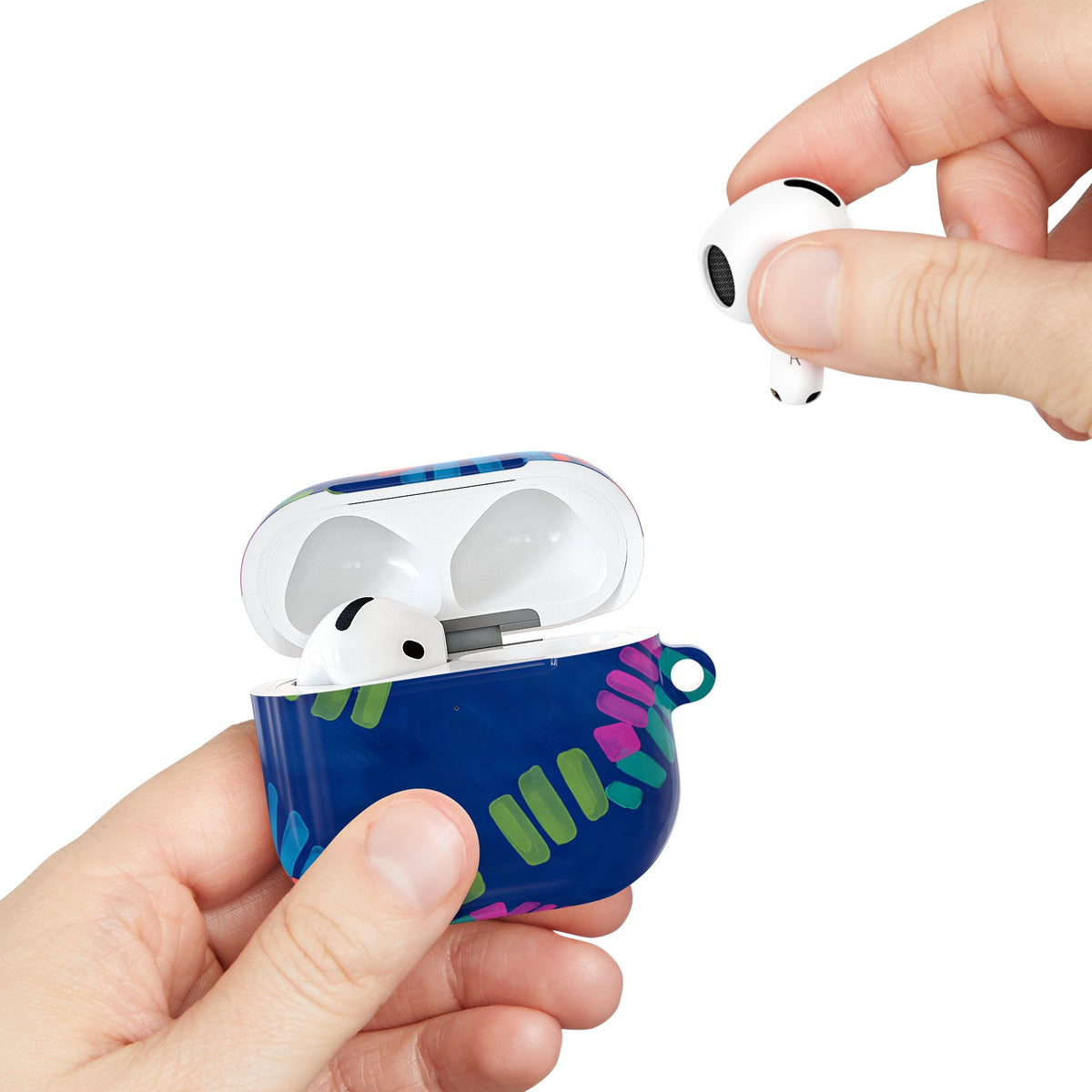 Blue palm AirPod Case – Slim Protective Charging Case