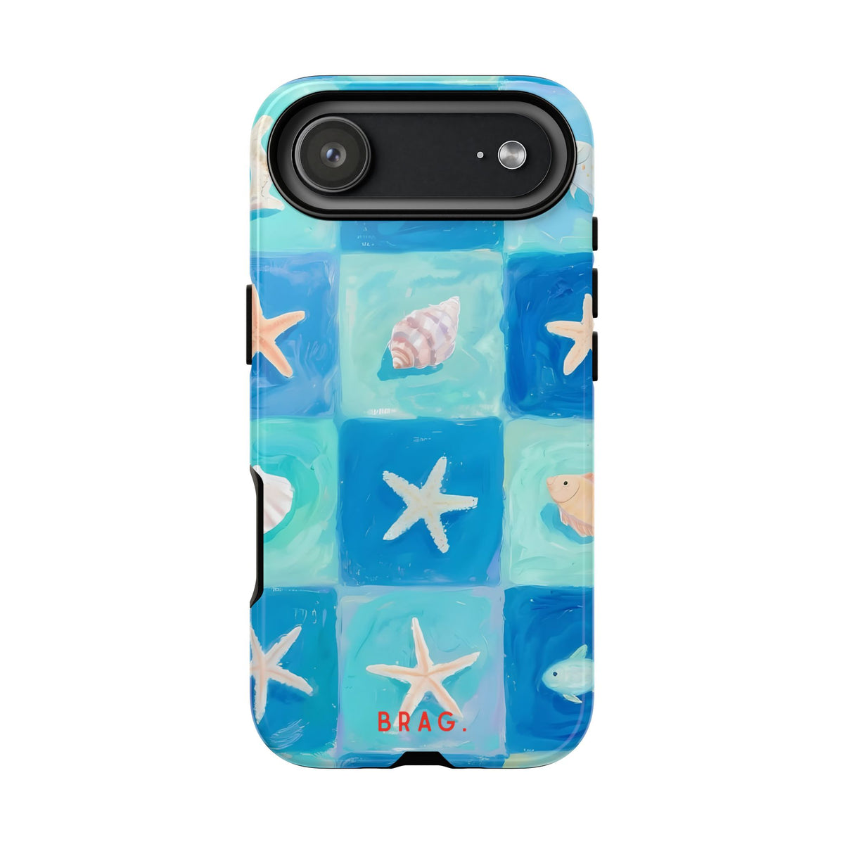 Saltwater Tiles Tough Phone Case – Shockproof Protective iPhone Cover