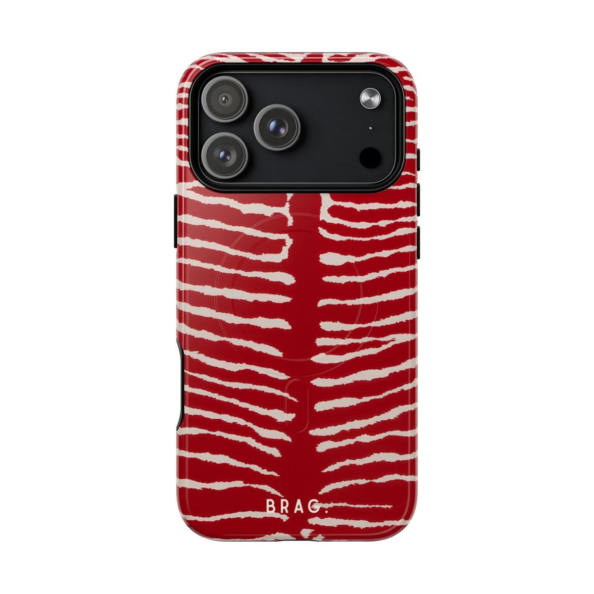Striped Heat MagSafe Tough Phone Case — Magnetic Protective Cover