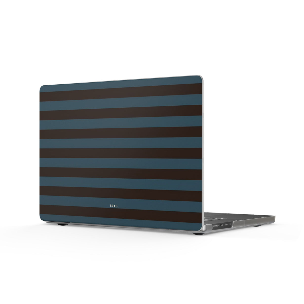 Seaside Stripe Matte MacBook Case — Slim Protective Laptop Cover
