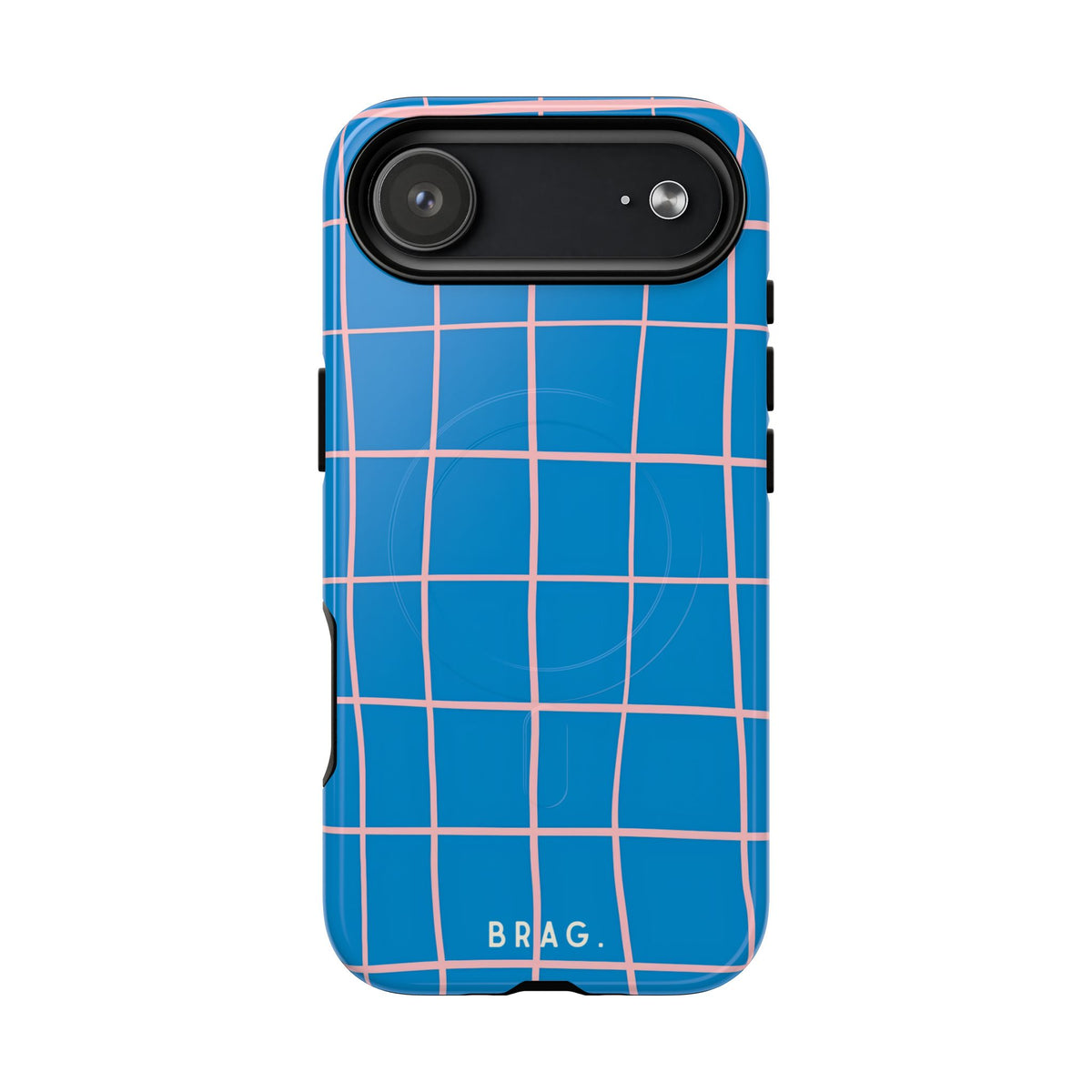 Coastal Grid MagSafe Tough Phone Case — Magnetic Protective Cover